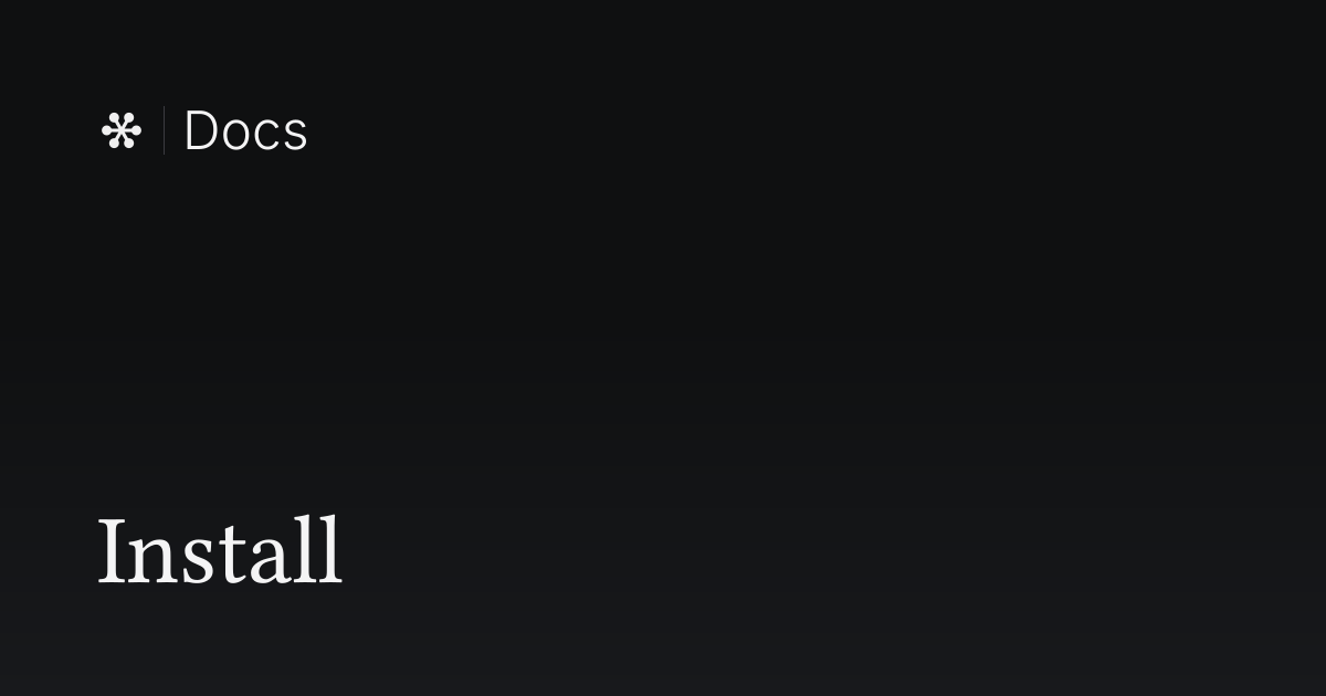 Install | Flywheel Docs